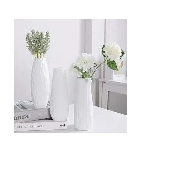 Antique Finishing Shiny Polished Ceramic Flower Vase for Home Decor Flower Vase Living Room Decoration