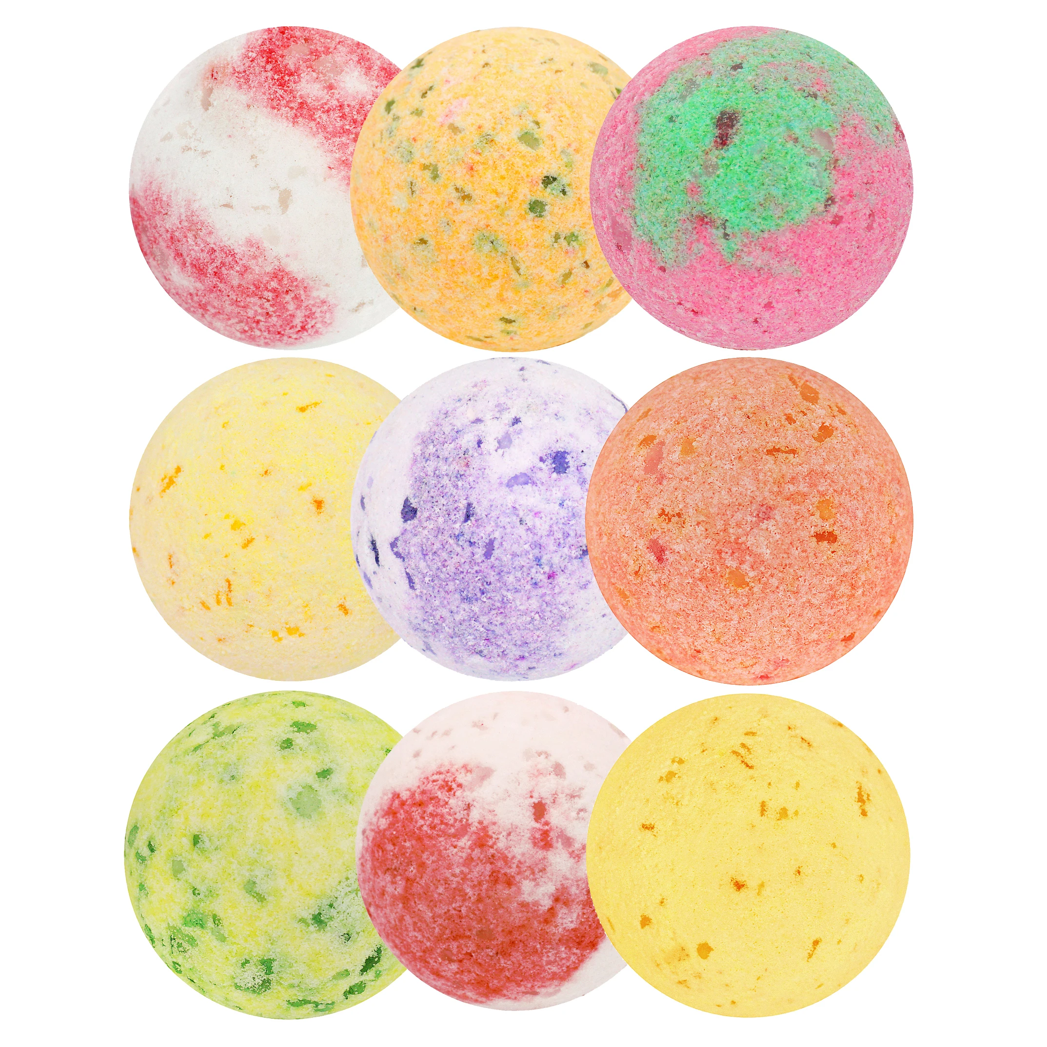 New Custom 2024 Nourishing Sparkling Bath Fizzies Herbal and Relaxing Shower Steamer Aromatherapy Bath Bombs with Sea Salt