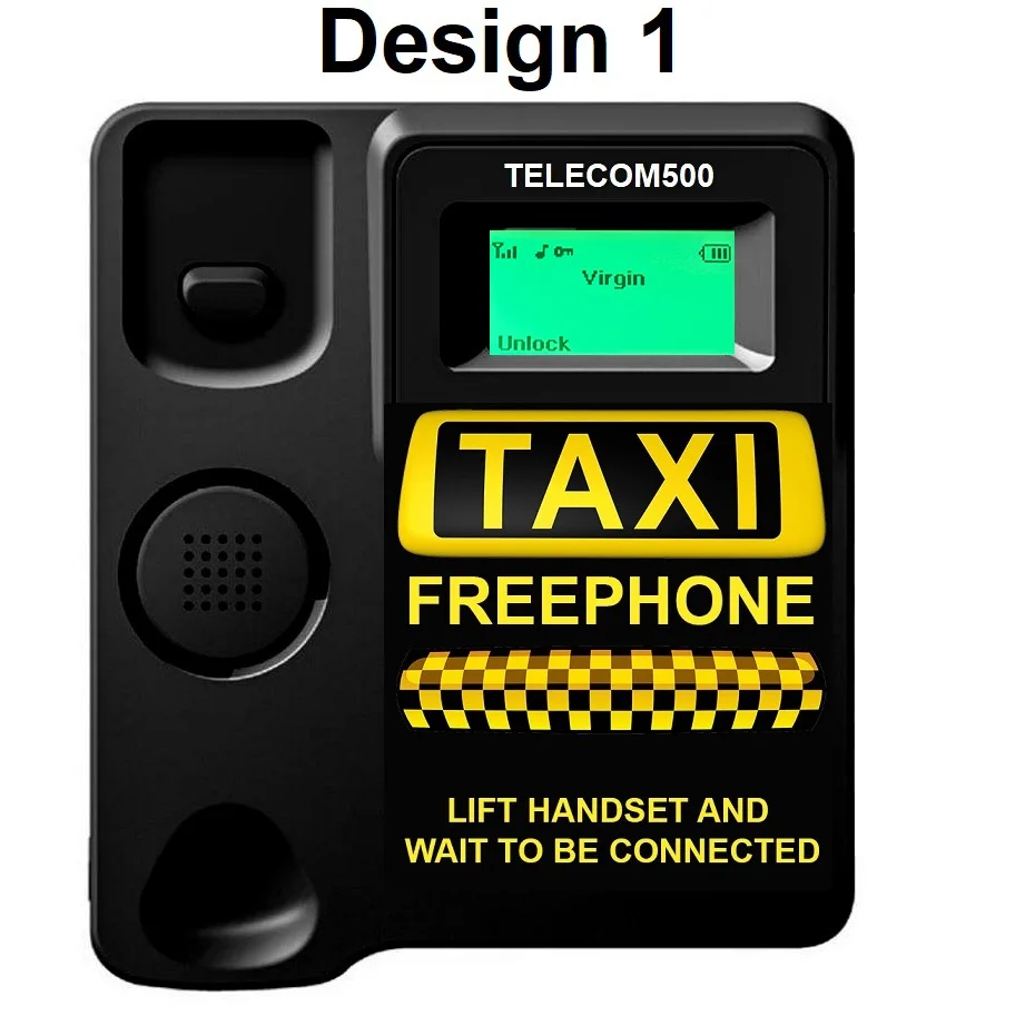 TELECOM500 FREEPHONE 4 GSM  TAXI  Fixed Wireless Phone, FWP  HotDial, Babycall AutoDial. For COMPANIES, HOTELS, MALLS, HOSPITALS