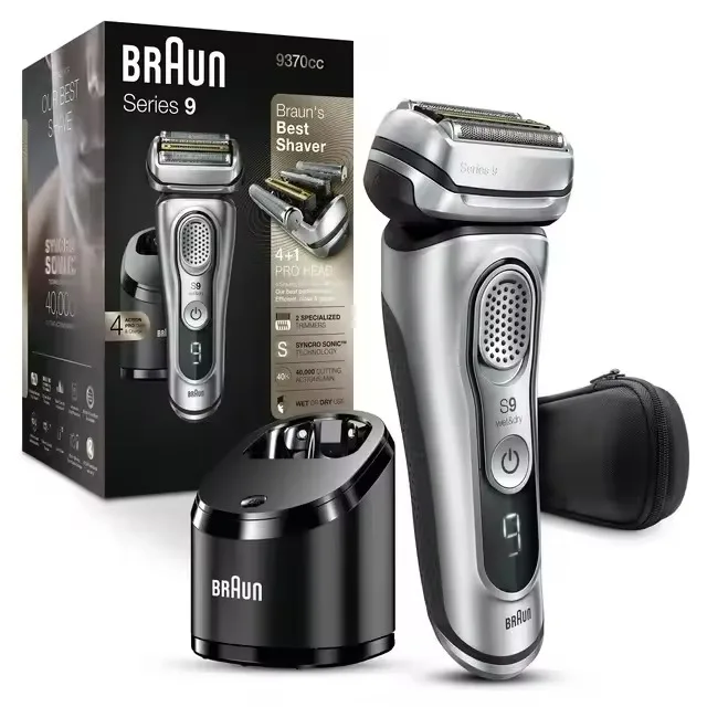 Электробритва Braun для мужчин, серия 9 Pro 9465cc, электробритва для мокрой и сухой фольги