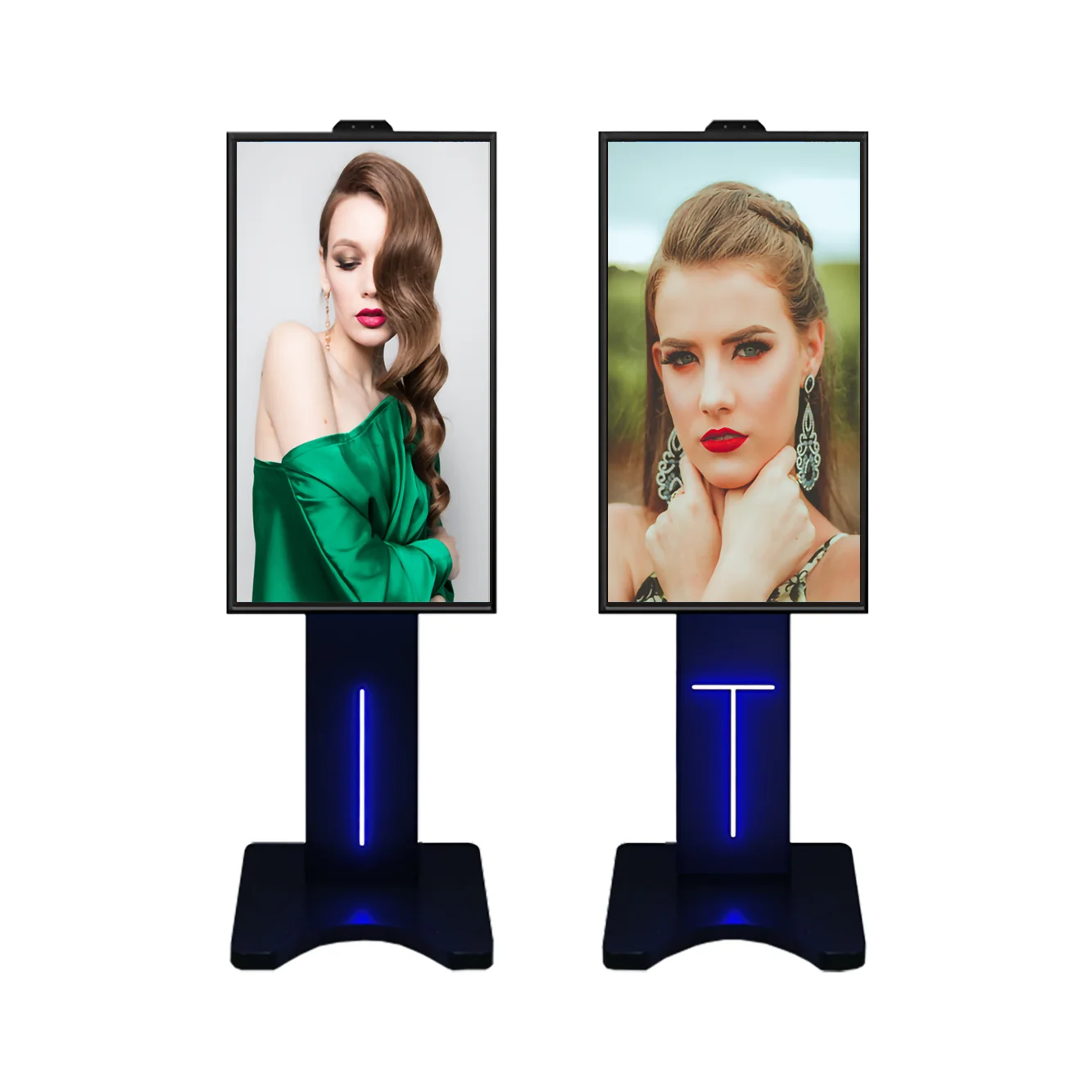 65 дюймов высокая яркость Витрина витрины ЖК-дисплей рекламный экран окно облицовочный цифровой вывески