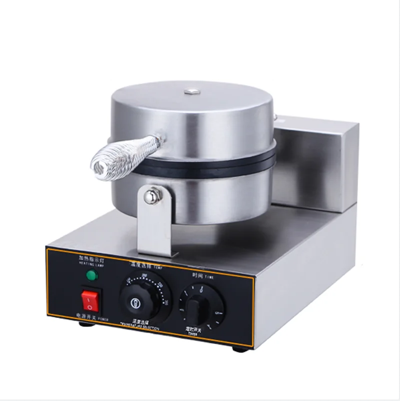 Commercial Waffle Maker Electric Iron Non-stick for Bakery, Restaurant, Snack Bar or Household, 1400W 110/220V - Single Head