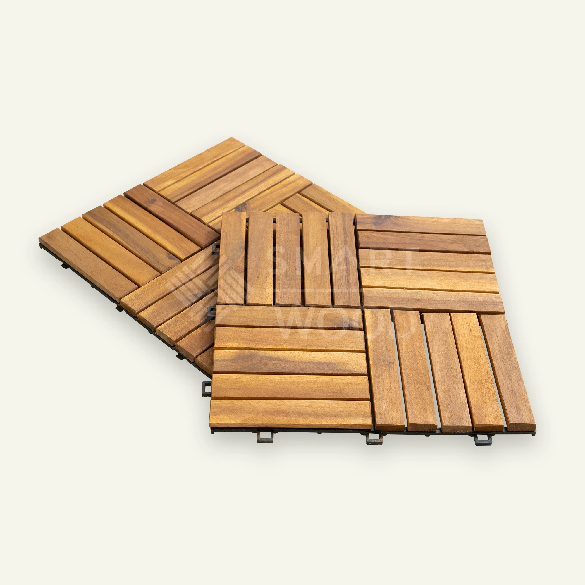 CHRISTMAS PRESENT FACTORY PRICE ACACIA DECKING TILE CAMP 20 GARDEN DECORATION FROM SMARTWOOD