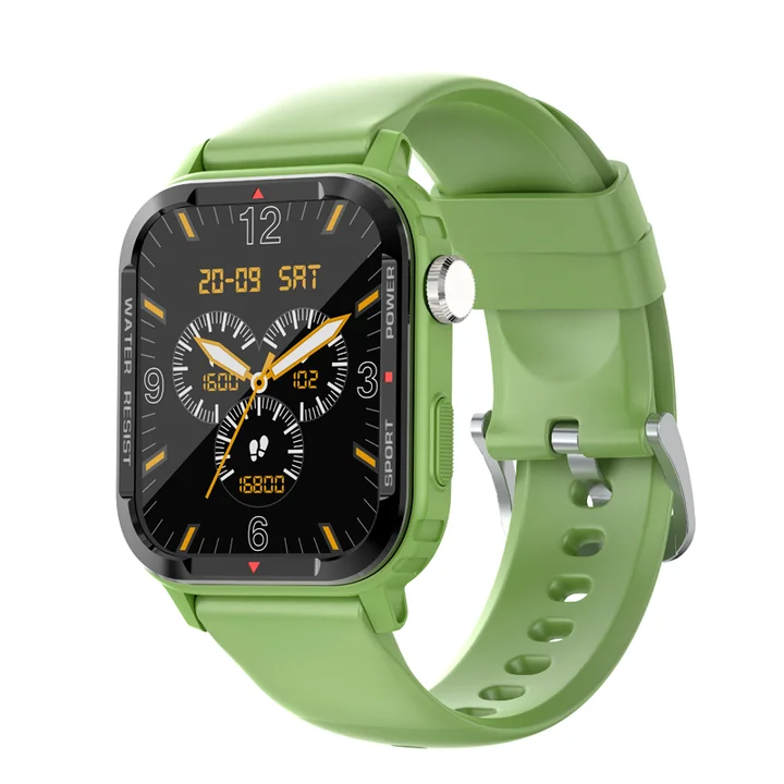 Best G96 1.85 inch HD Square Screen B T Calling Rugged Smart Watch Heart Rate Blood Oxygen Health Monitoring Wrist Watch