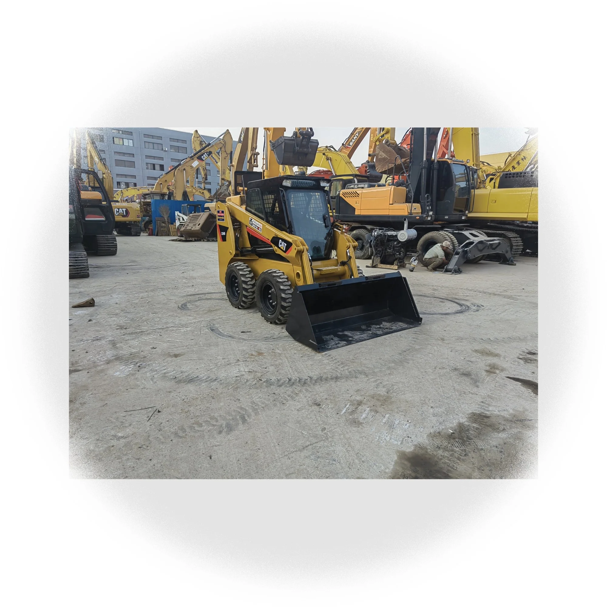 Cheap And Excellent Original Caterpillar Skid Steer Loader Cat 226b Mini Loader Used For Mining