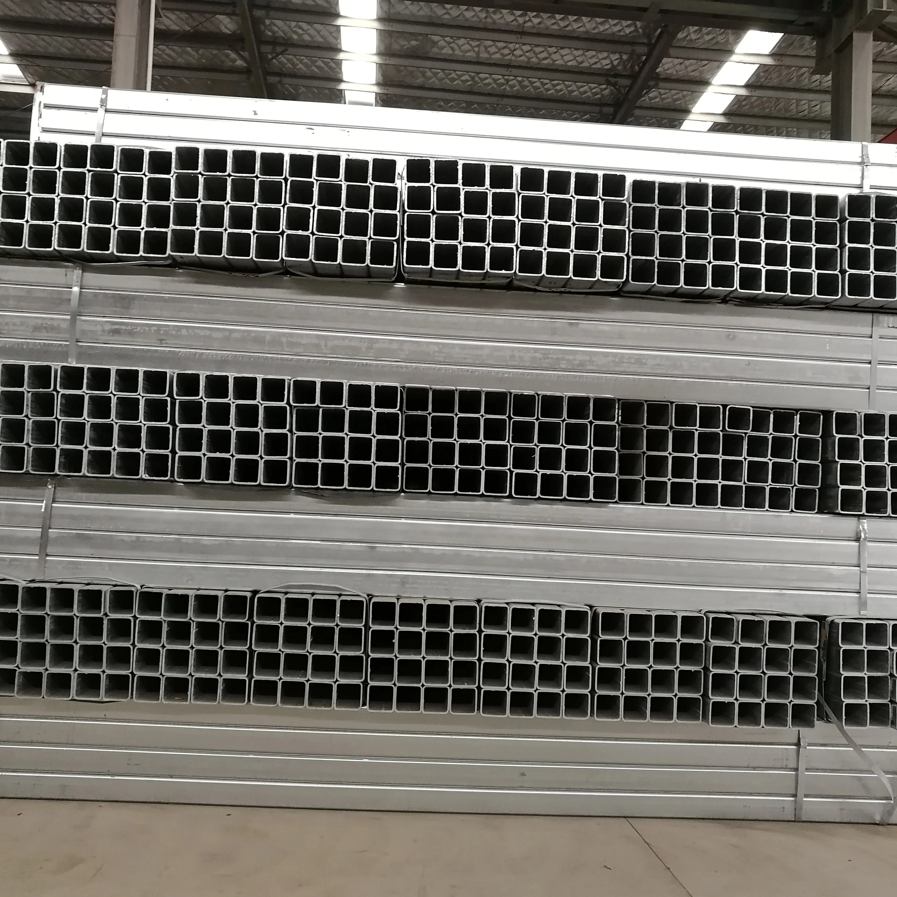 Steel Square Post for Tri Beam Highway Guardrail