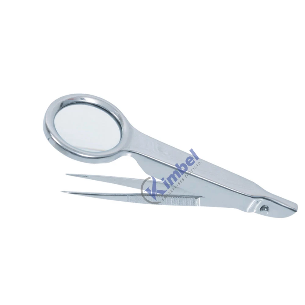 Stainless Steel Mini Slanted Eyebrow Tweezers Professional Manicure Eyebrow Shaping Tweezers