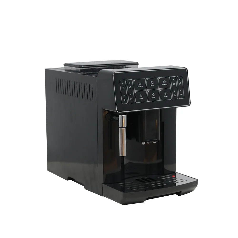 Touch Panel Bean to Cup Espresso Fully Automatic Coffee Machine with Steam Wand