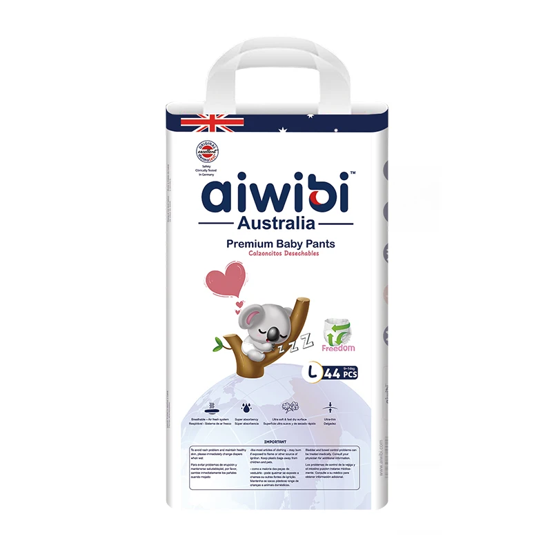 Aiwibi Fluff Pulp ultra thin Baby Diapers/Nappies Wholesale Baby Shorts Pants Underwear