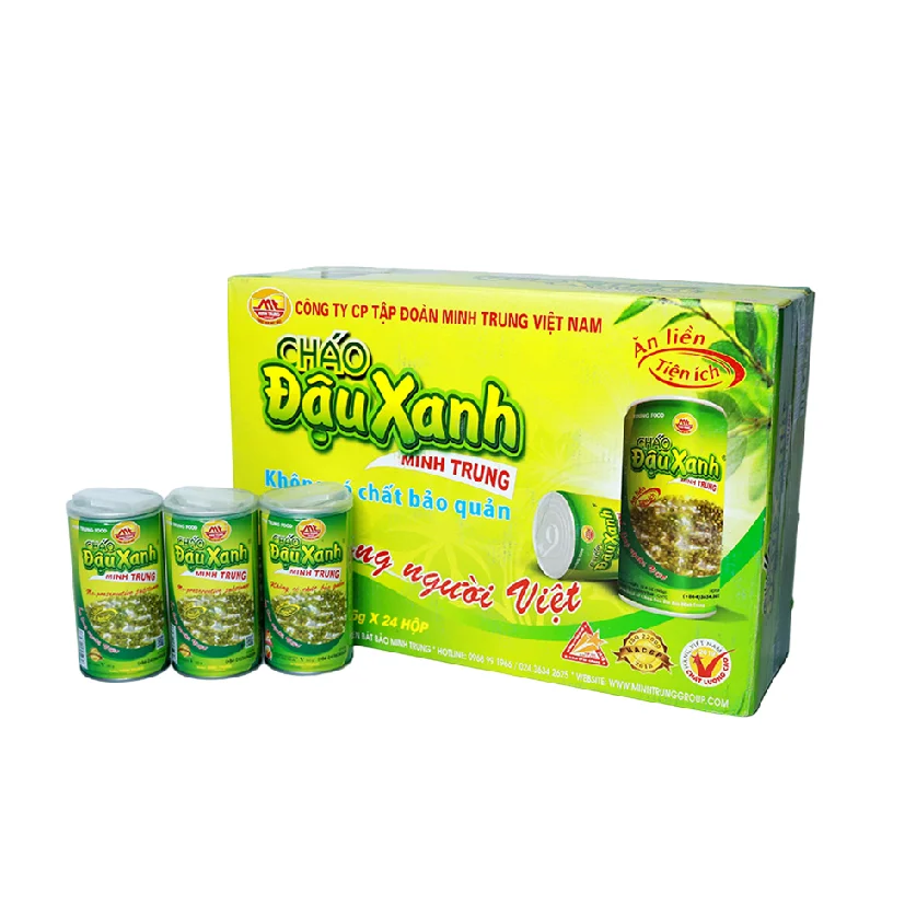 Competitive price Canned Green Bean Instant Porridge (No preservatives) - Safe and convenient - Top 1 supplier in Vietnam