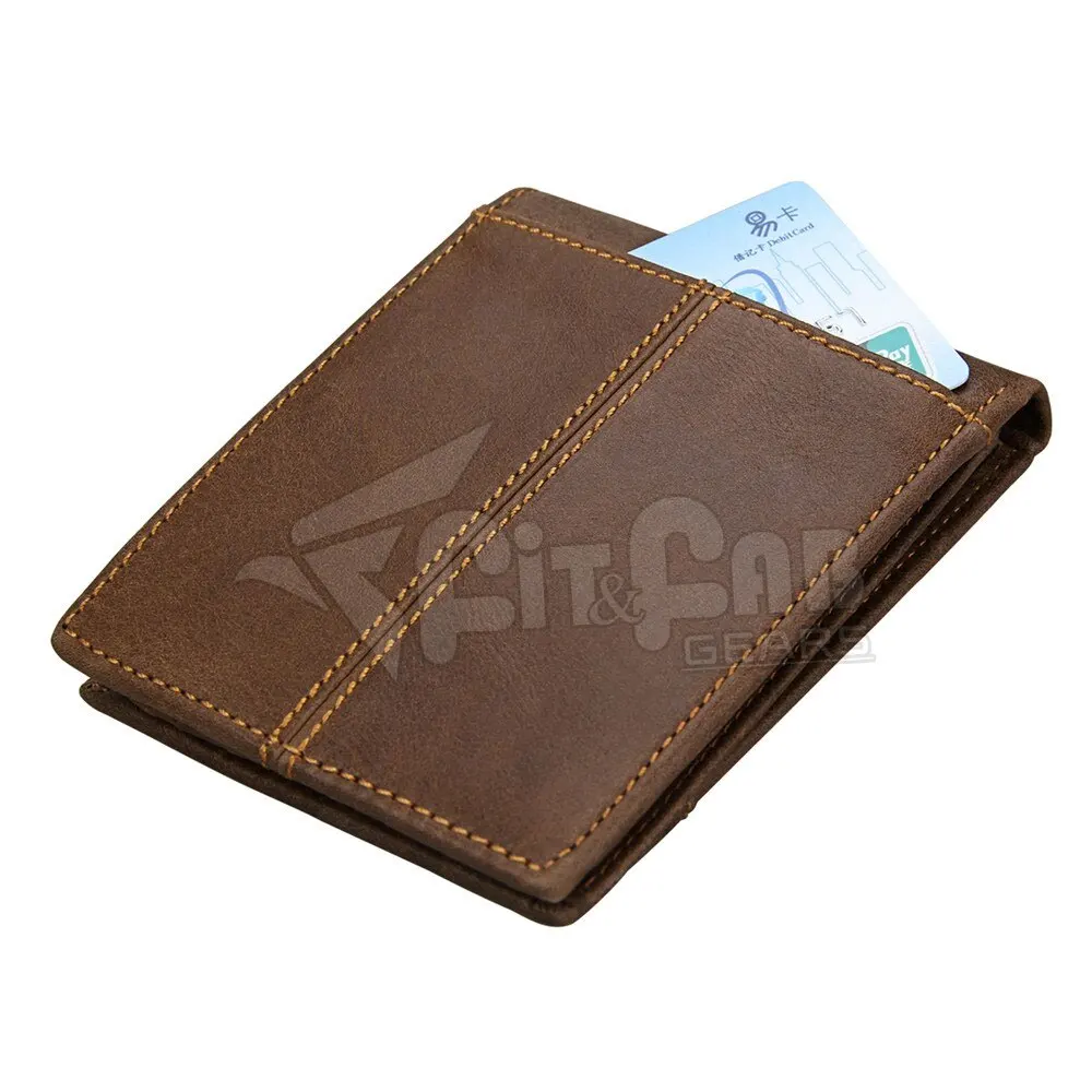 Leather Wallet Men 3 Fold High Quality Classical Men Leather Wallet