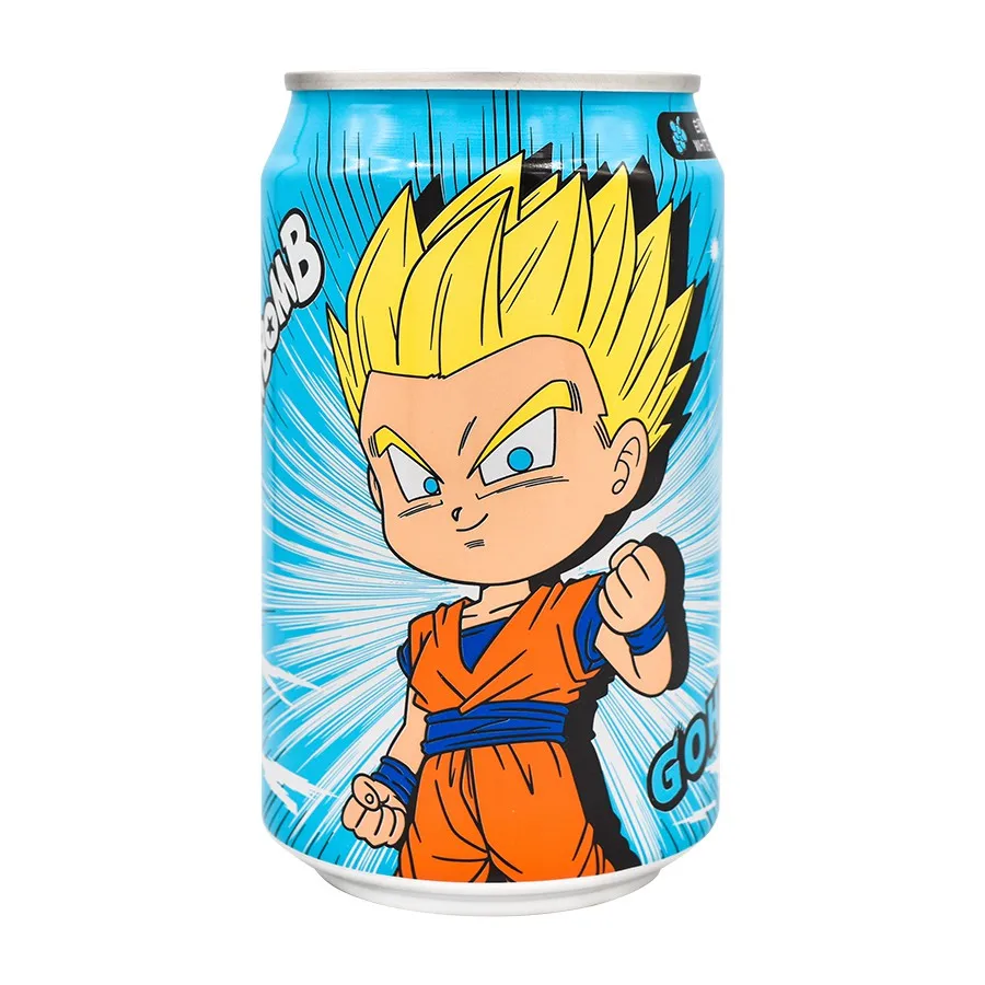 Sparkling Water Taiwan Soda Drink Famous Fruity Sparkling water Fruity Drink Ocean Bomb Dragon BallS Sailor moon Mortal Combat