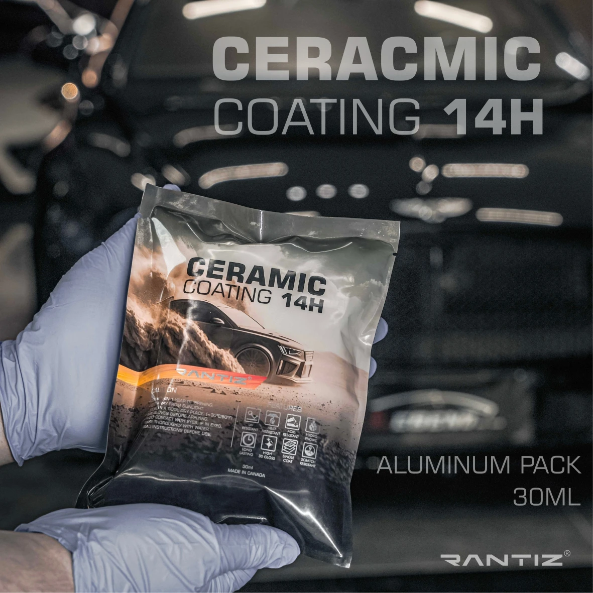 CERAMIC COATING 14H  FOR CAR DETAILING CARS CARE BODY PAINT PROTECTION SiO2 NANO LIQUID, BEST QUALITY IN THE MARKET