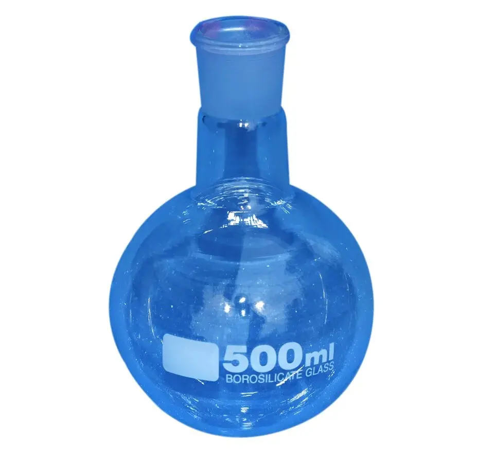 Round Bottom Flask Wide Neck With Joint high quality Lab Glassware borosilicate 3.3 glass Radical