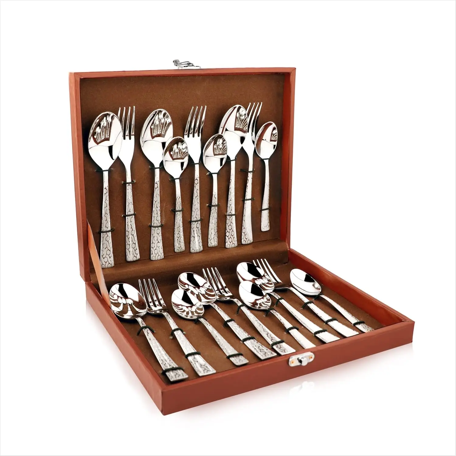 Premium Stainless Steel Flatware Cutlery Set for Home & Kitchen with Gift Box 9 Pieces Each Available at Nominal Price for Sale