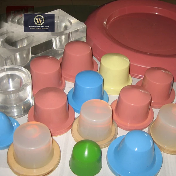 High Quality Head Soft Hard Multi Shape Color Pad Printing Silicone Rubber