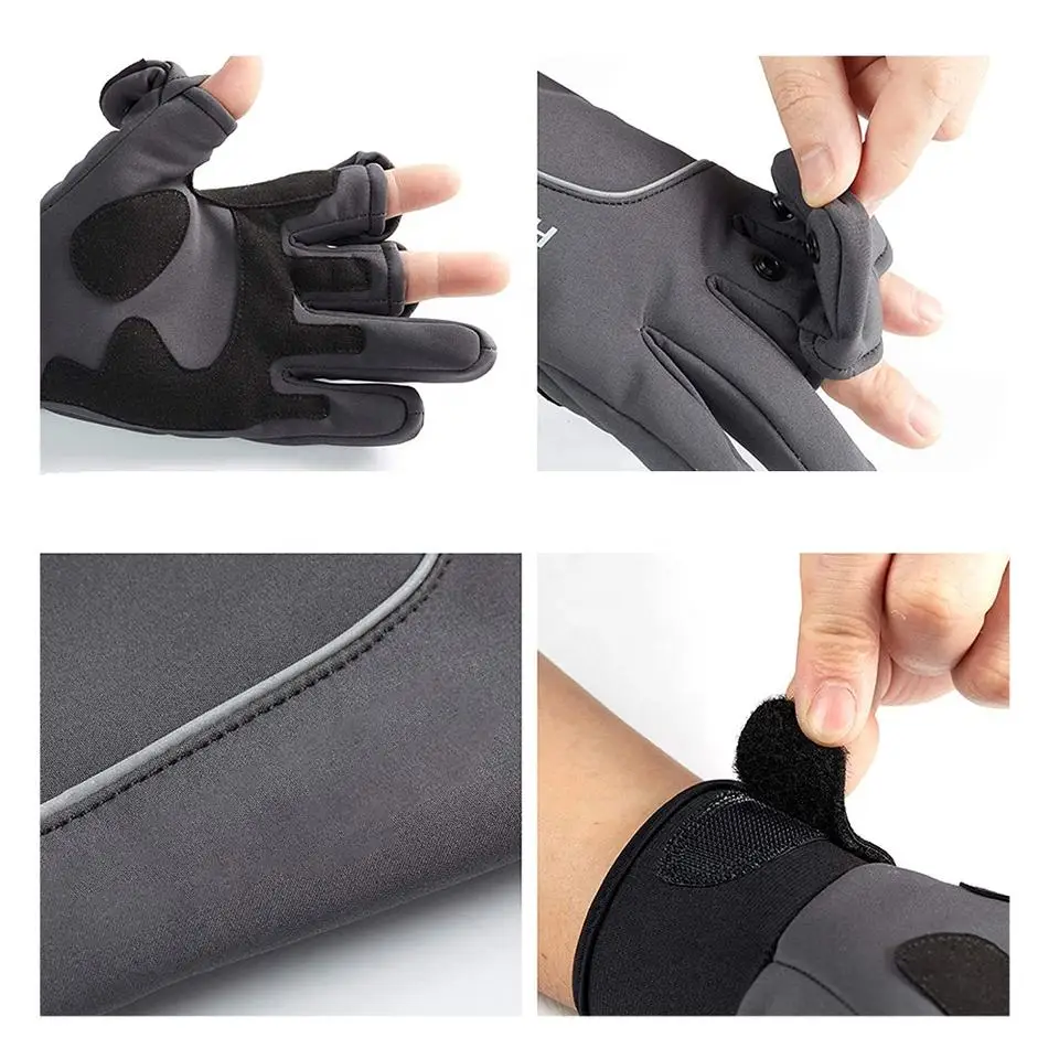 Various Type Neoprene Fishing Gloves Waterproof