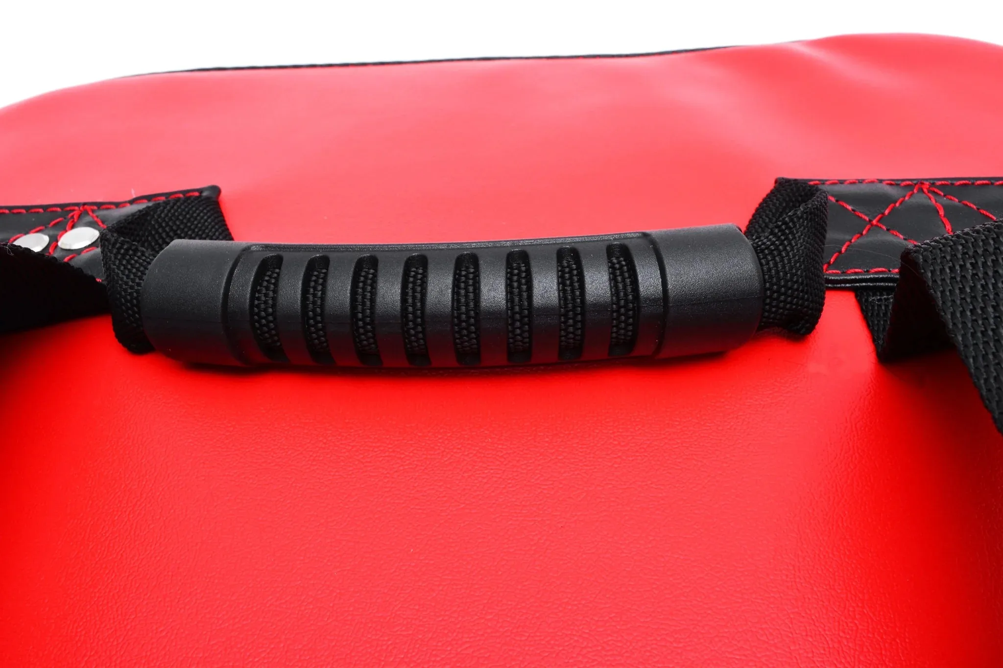 Custom High Quality Unisex Red+Black Heavy Duty Curved Large Striking Shield