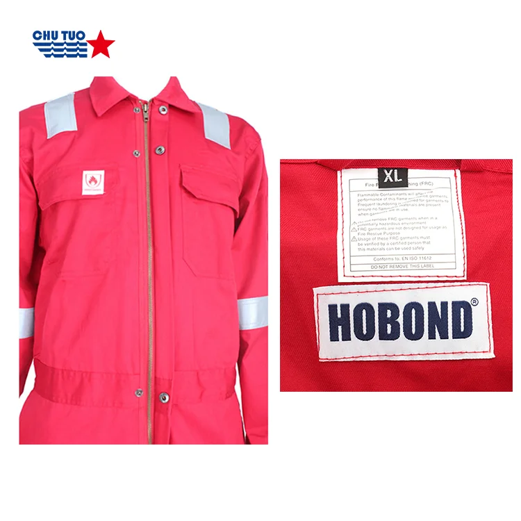 Marine work wearclothes fire proof bolier suit fir retrardant safety workwear coverall overalls boilerusit uniforms for men