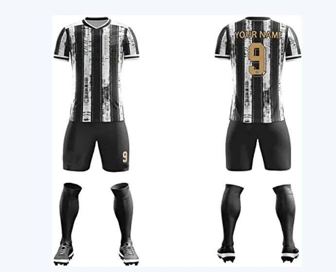 Custom OEM Logo Men Team Sublimation Sports Soccer Wear T Shirts Uniform Football Jersey
