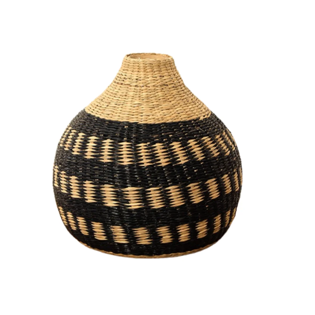 Super Products for Wholesale 2023 2024 Best Price Natural Eco-friendly Vintage ground Rattan Vase made in Vietnam from keico ltd