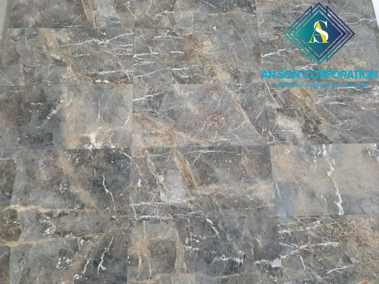 Polished Surface Golden Coffee Marble Tiles From Manufacturer And Direct Exporter Of Marble