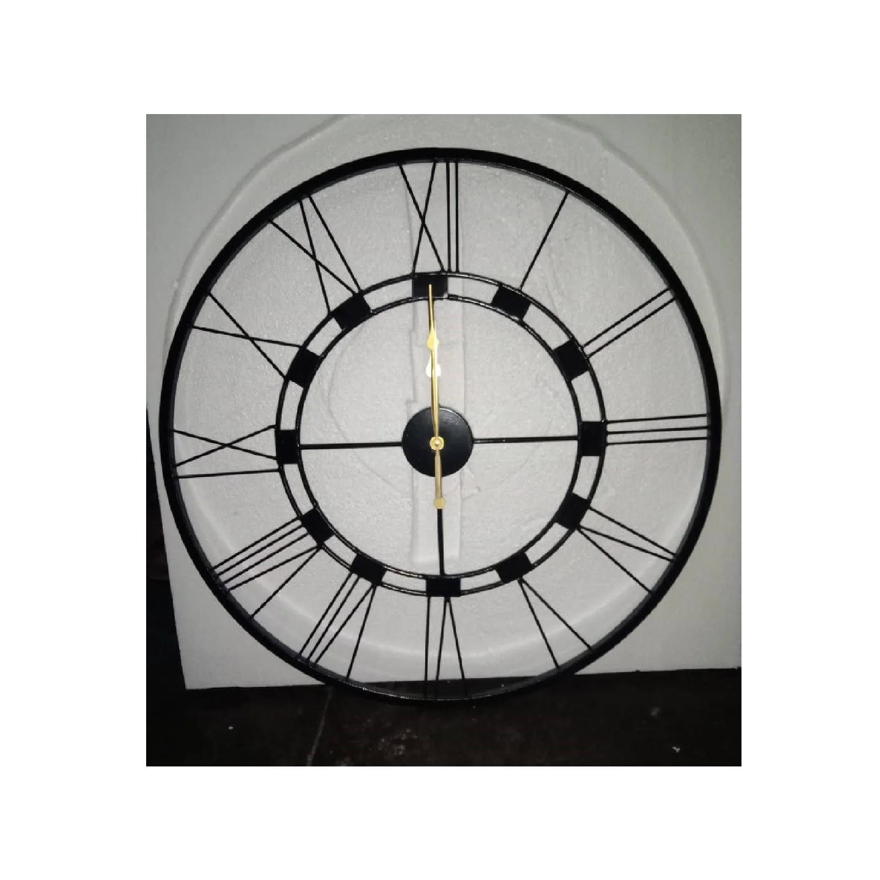 Metal Unique Design Circle Multi Color Numeral Universe Time Wall Clock Decor Living Room Office & Bedroom Wall Decorative Clock