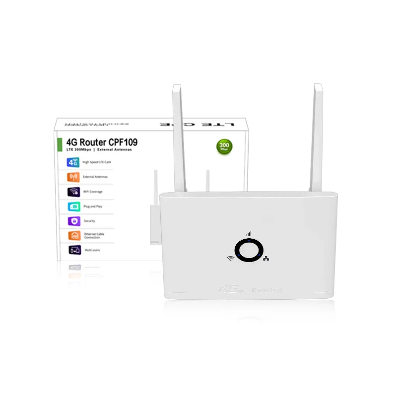 CP109 домашний широкополосный Wi-Fi сетевой маршрутизатор беспроводной RJ45 модем 300 Мбит/с 4G SIM маршрутизатор
