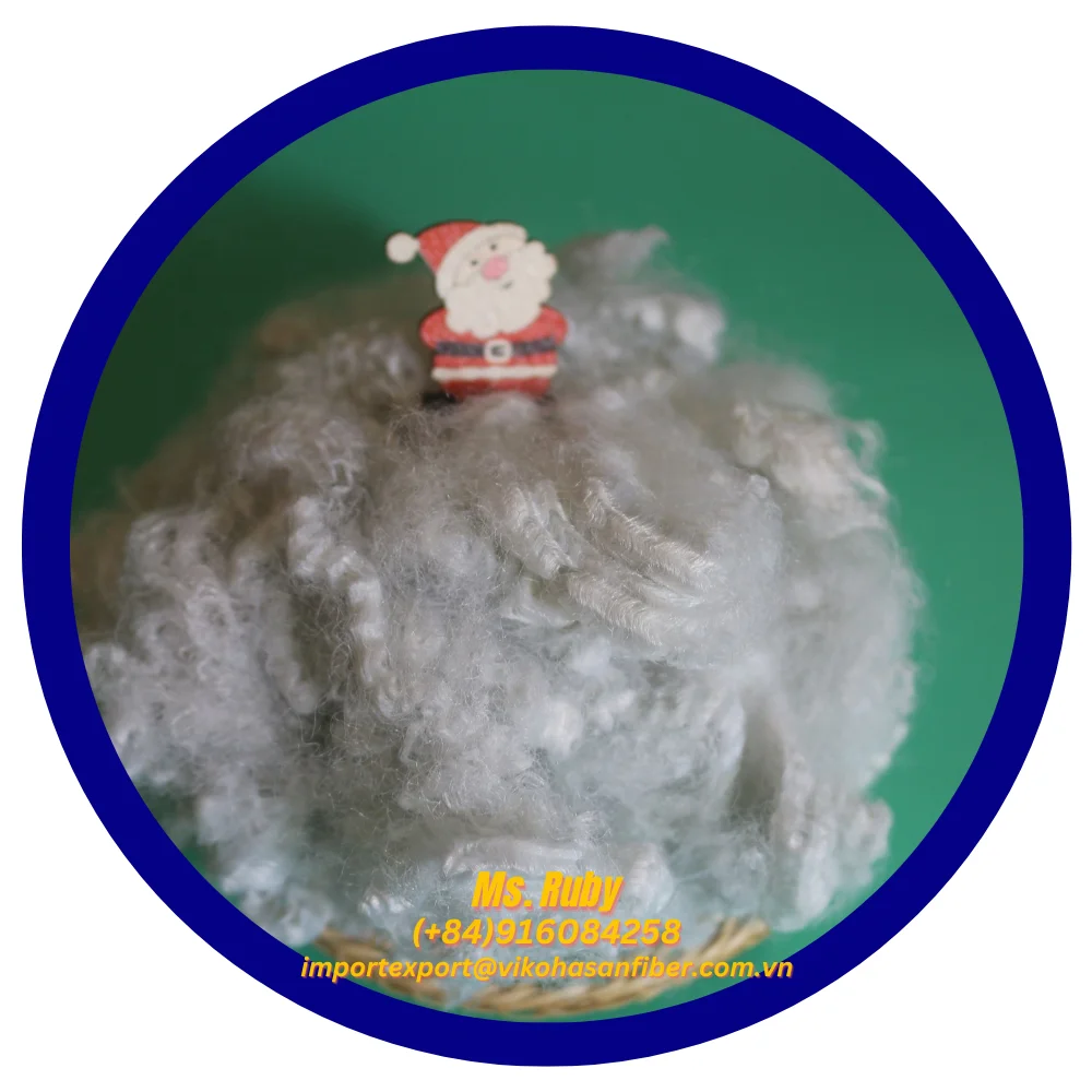 100% Polyester 4D HD White Hollow Dry Virgin Staple stuffing Quilts Pillows Sofa Blankets Cushions-Vietnam Vikohasan Supplier