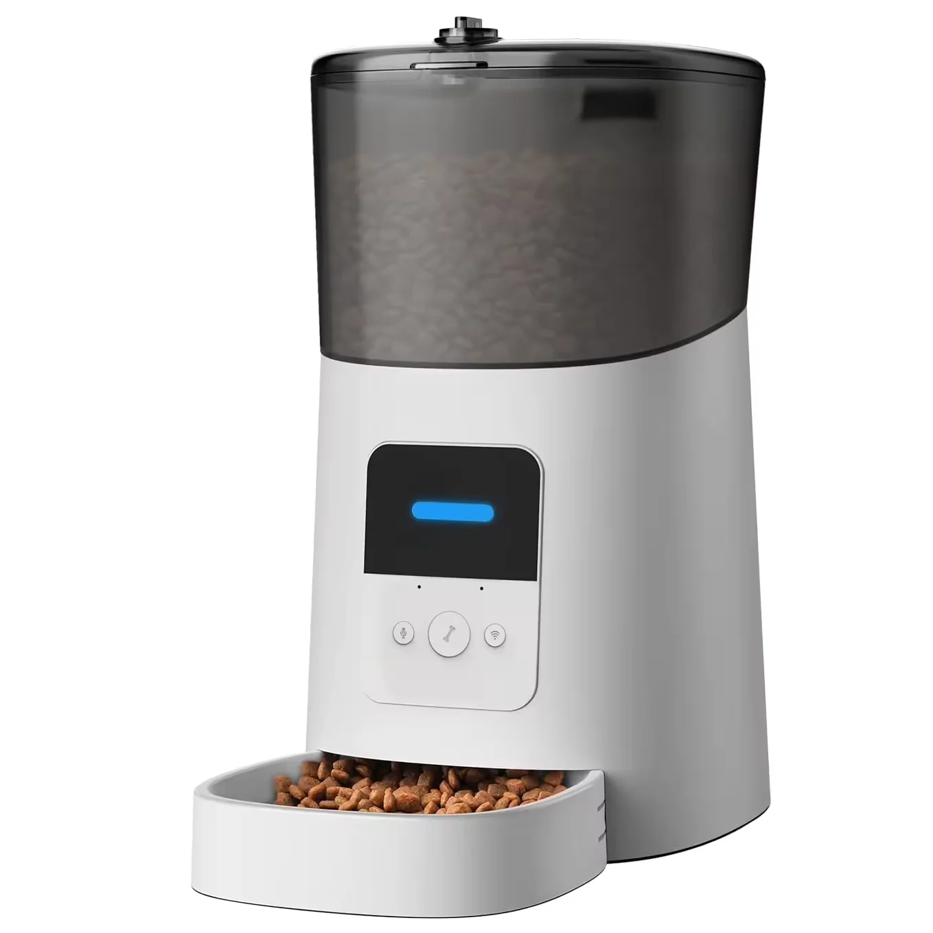 Dog Cat Smart Pet Feeder Camera Wifi-enabled Tuya Smart Mobile Phone App Remote Control Microchip Automatic Pets Feeder