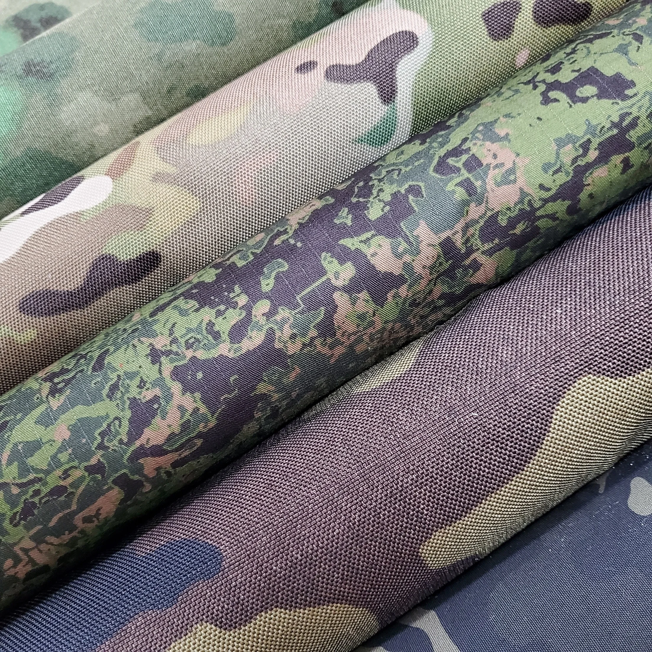 [Quick-drying] Nylon 1000D Cordura Spandex 1-WAY fabric with solid color Quick-drying all polyester fabrics TC or CVC PU Coated