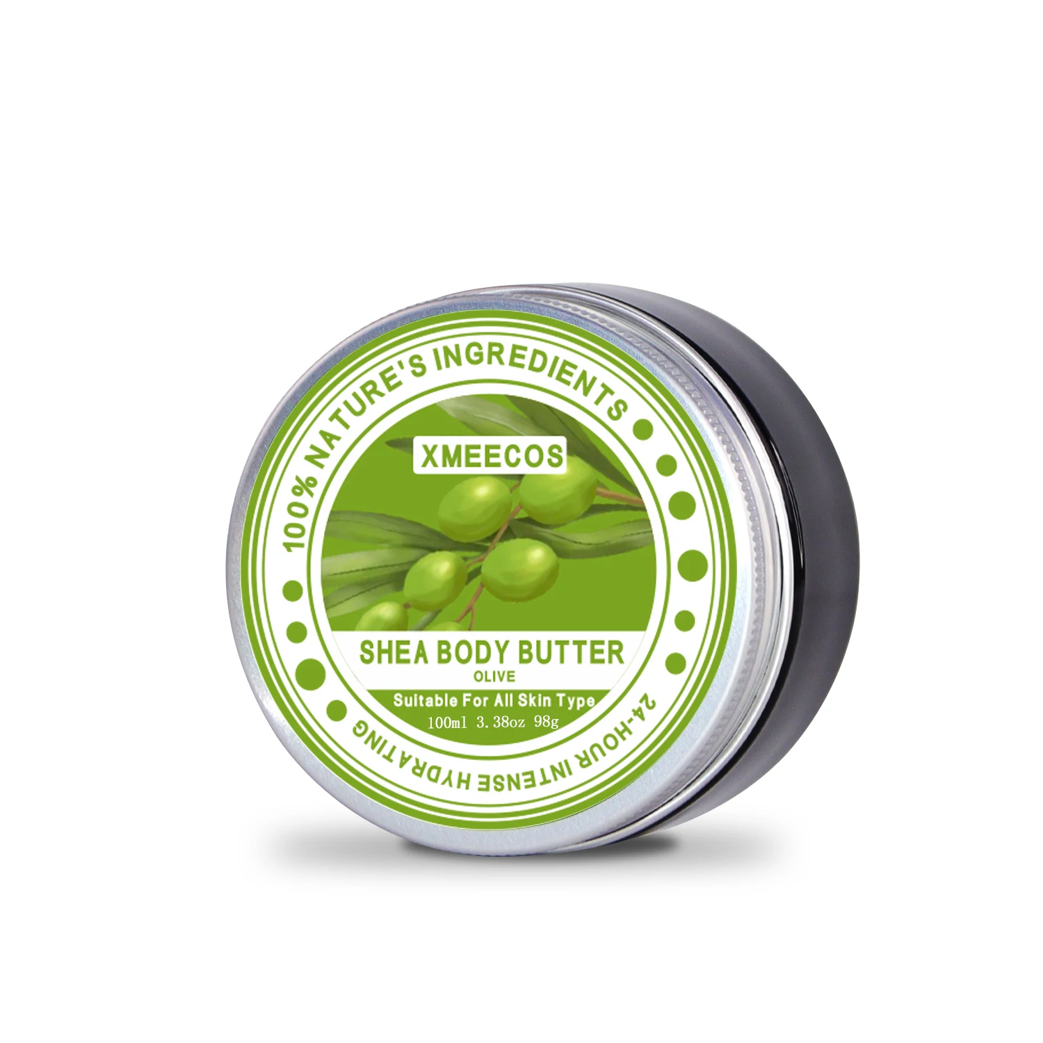 Private Label Natural Whipped Shea Butter Body Cream 100ML Organic Skin Moisturizing Whitening Olive Body Butter