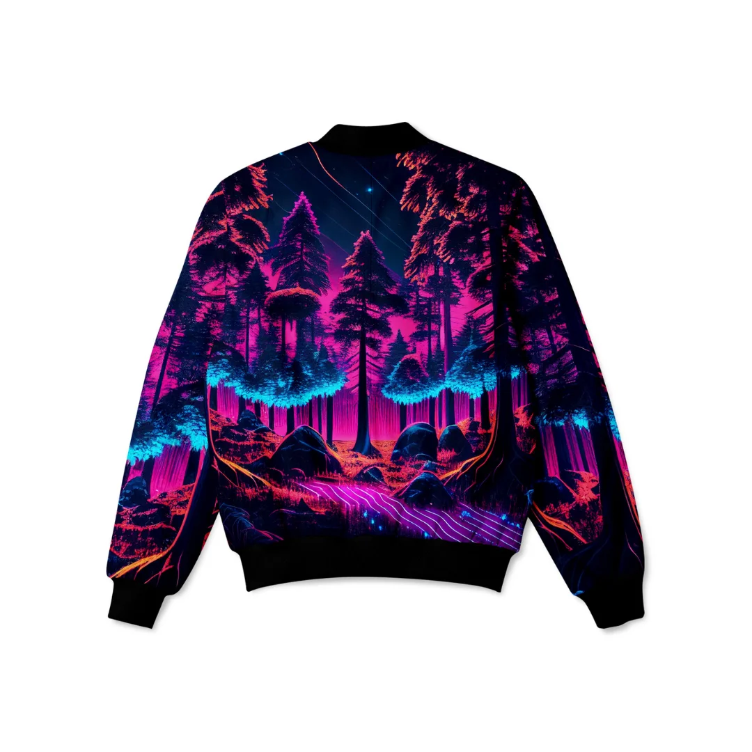 Hot Sale New Fashion Hip Hop Custom Design Full Print Sublimated Jackets Full Sublimation Customized Bomber Jacket