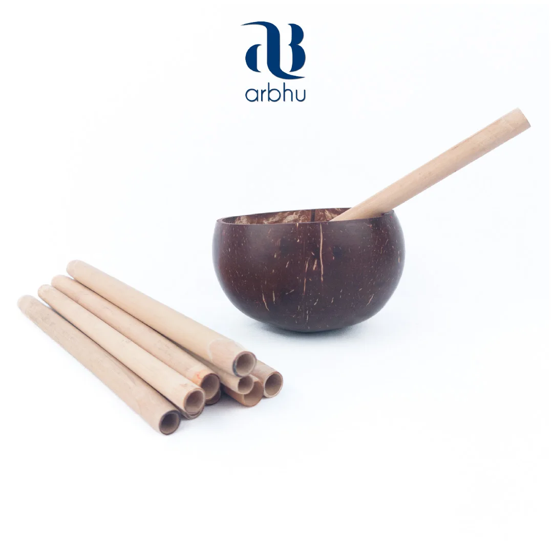 Biodegradable Natural Coconut Shell Bowl | Eco Friendly Coconut Shell Bowls For Ice Cream and Salads