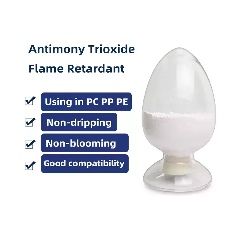 antimony oxide powder  halogenated flame retardant for electric pp using