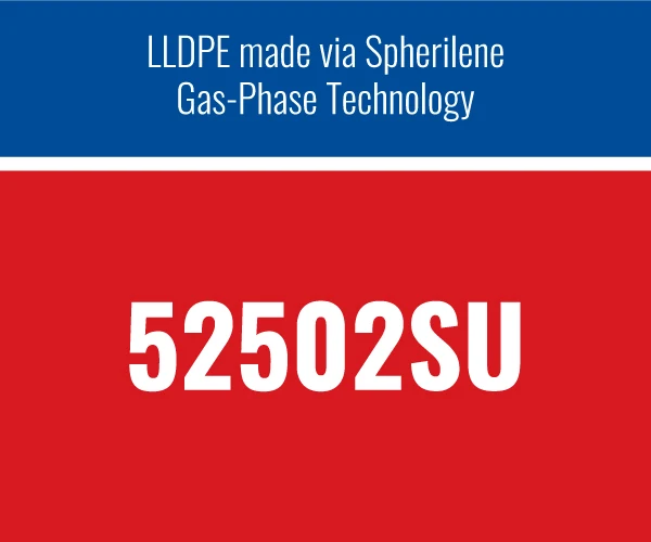 CC52502SU is a Narrow MWD HDPE  LLDPE Granules Clear Bag White Packing Color Material Molding Natural