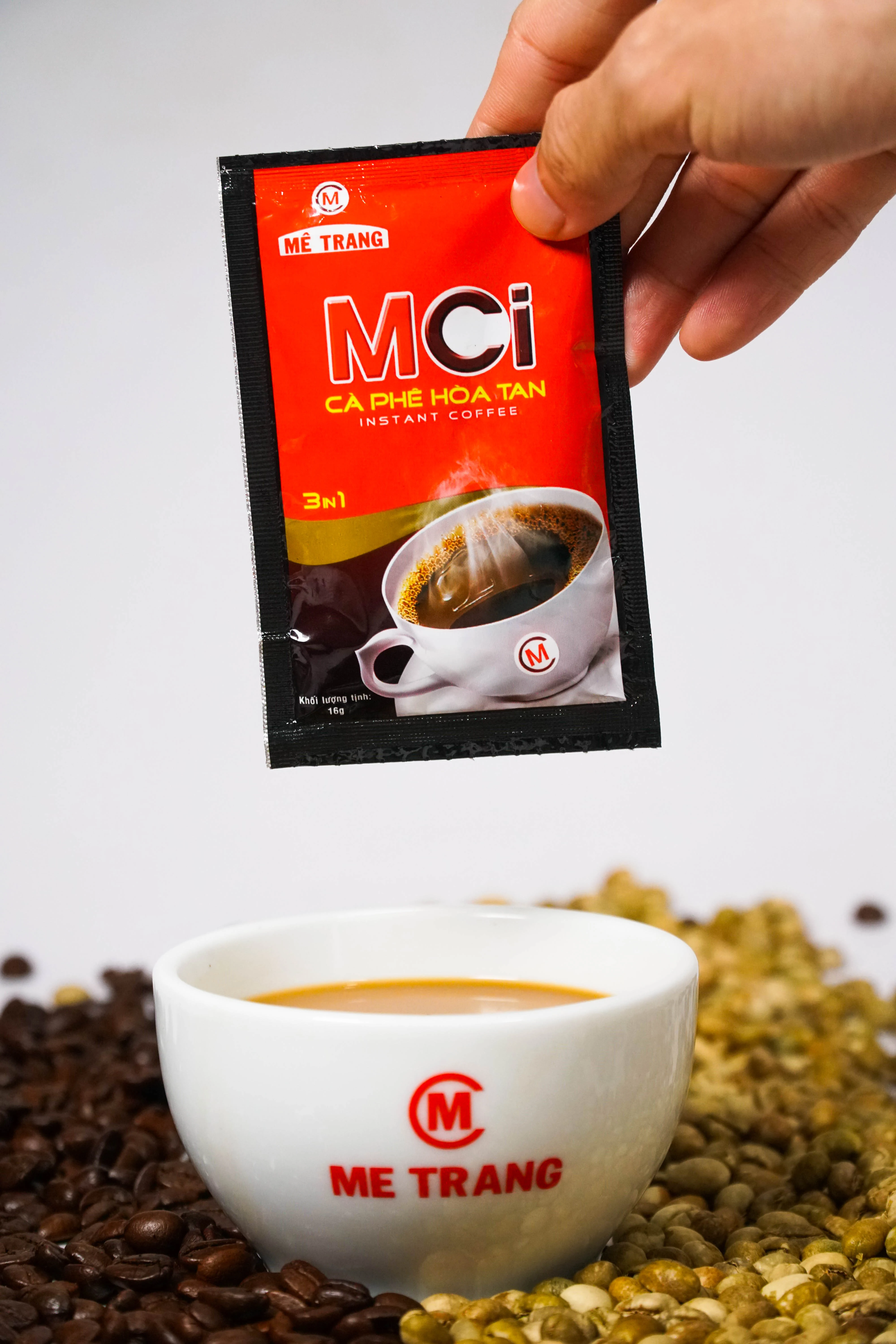 Coffee for busy man 3 IN 1 COFFEE INSTANT Packing 16gr/ sachet best quality from Viet Nam