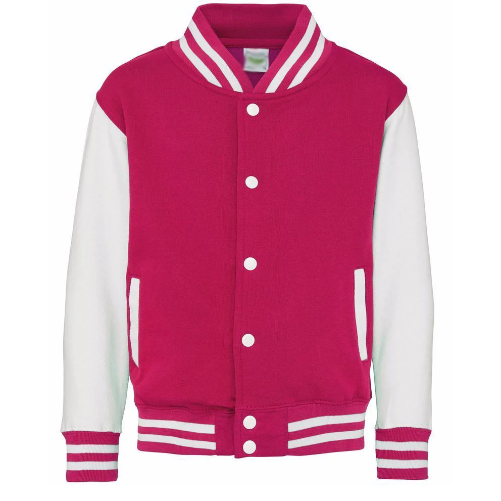 High Quality Trendy Varsity Baseball Jersey Jacket Kids Fashionable Button Down varsity jersey Girls