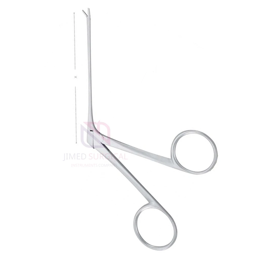 German Stainless Steel Ear Cleaning Aural Forceps ENT Surgical Micro Forceps Alligator Crocodile Ear Cleaner Forceps