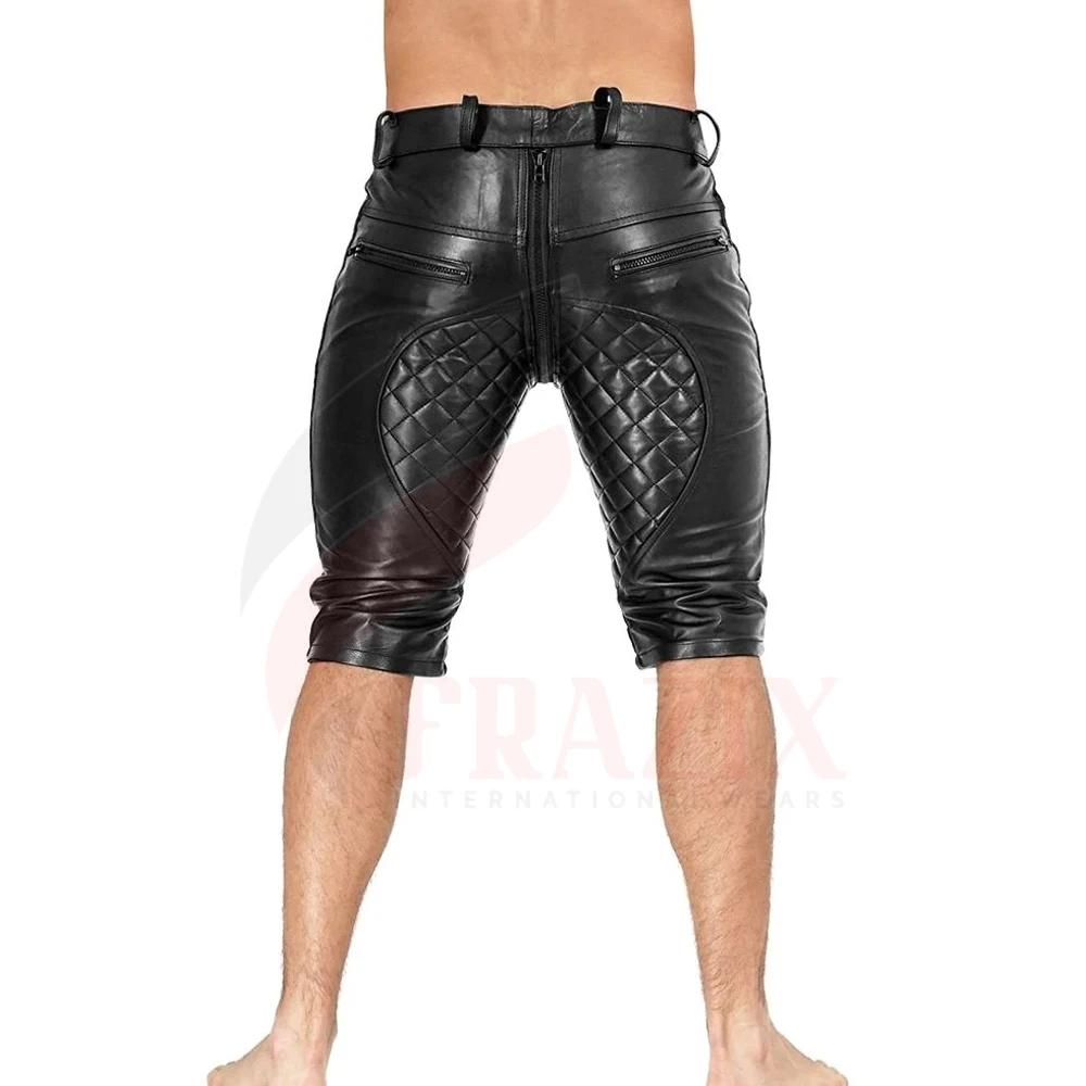 Genuine Leather Shorts Men Best Price Leather Good Look Underwear Leather Shorts