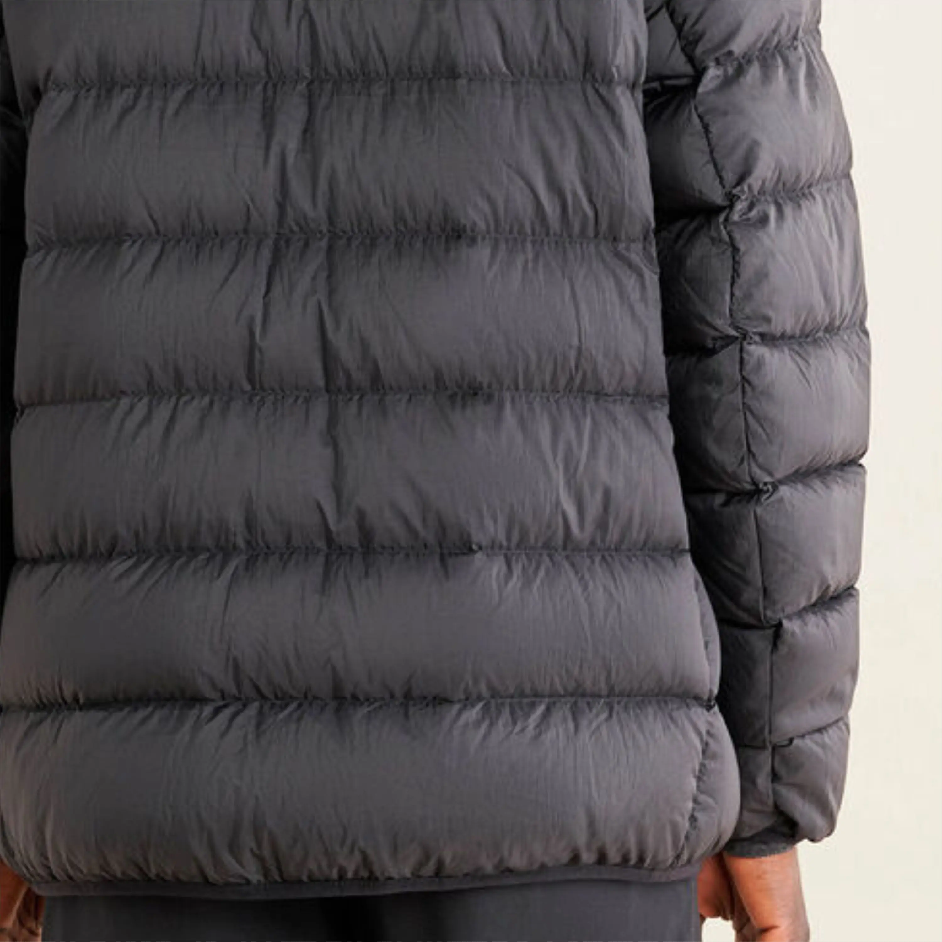 OEM Custom Mens Lightweight Goose Down Jacket | Water-Resistant Packable Puffer Jacket for Winter