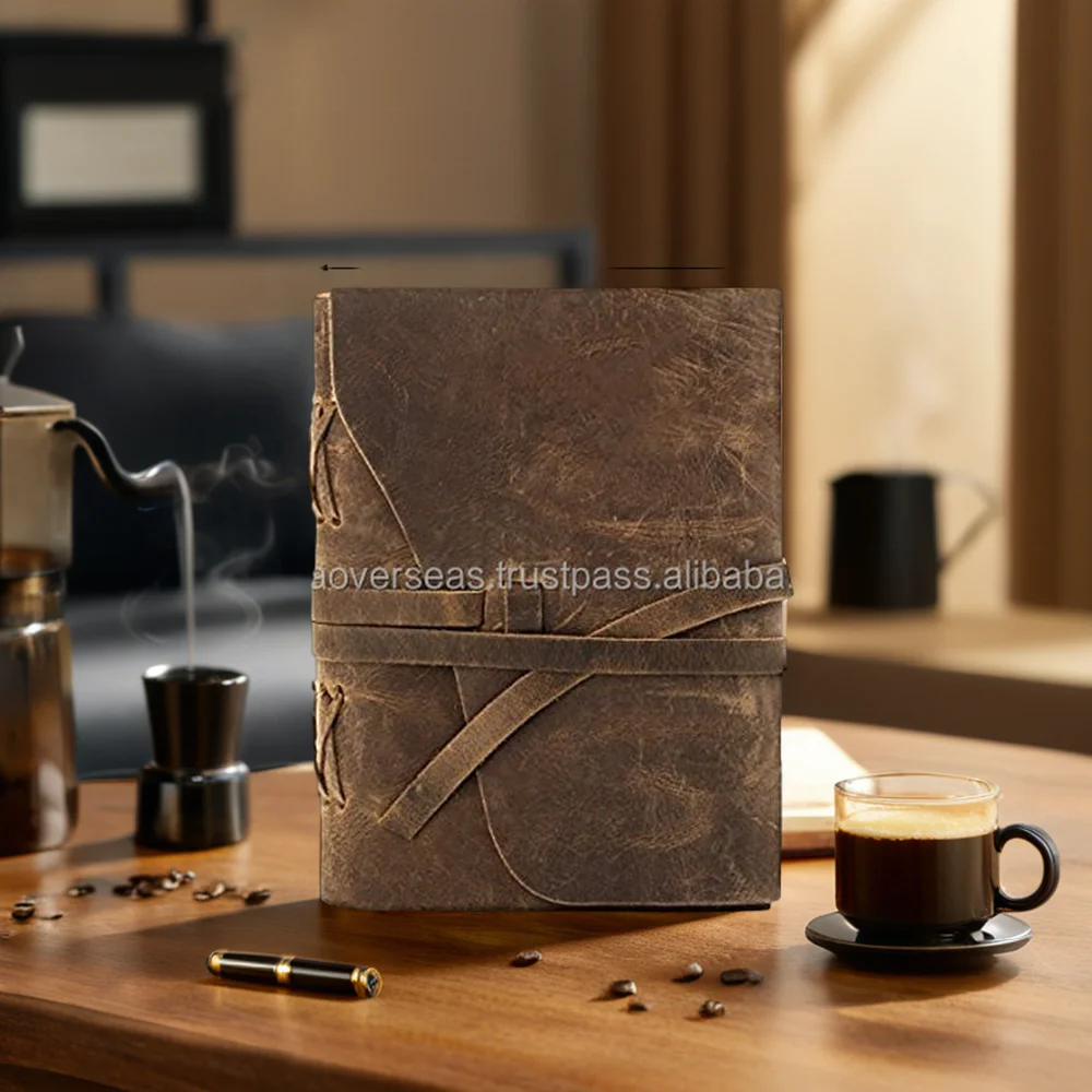 handmade leather journals Genuine vintage Leather cover Journal Handmade Diary Sketchbook Notebook or travel note book  for gif