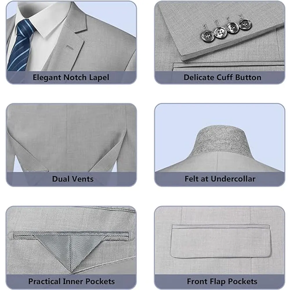 Pakistan Manufacturer Lightweight Formal Suits Bset Design Formal Suits Customized Formal Suits