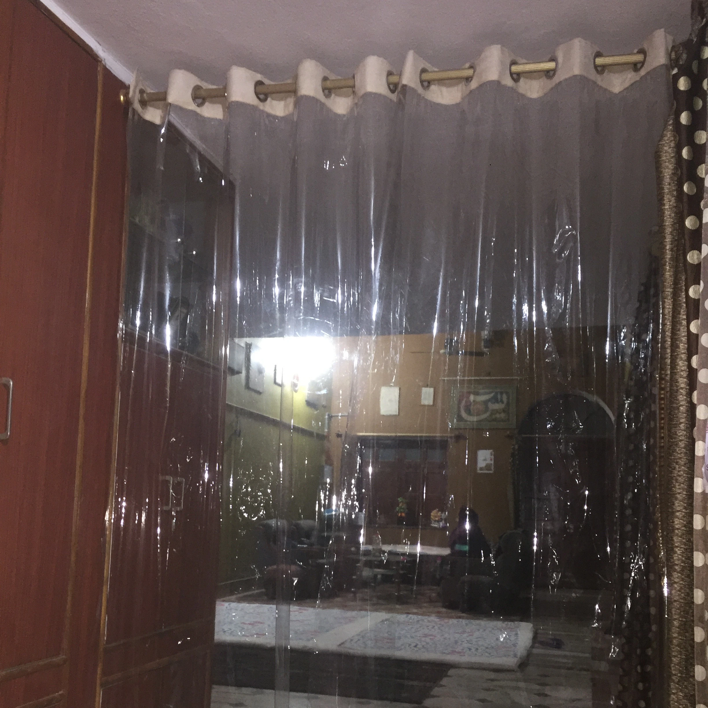 Door Window Curtains Premium Soft Fabric Custom Made Plain Accessories Light French Channel Jacquard Motor Gsm Technics Style