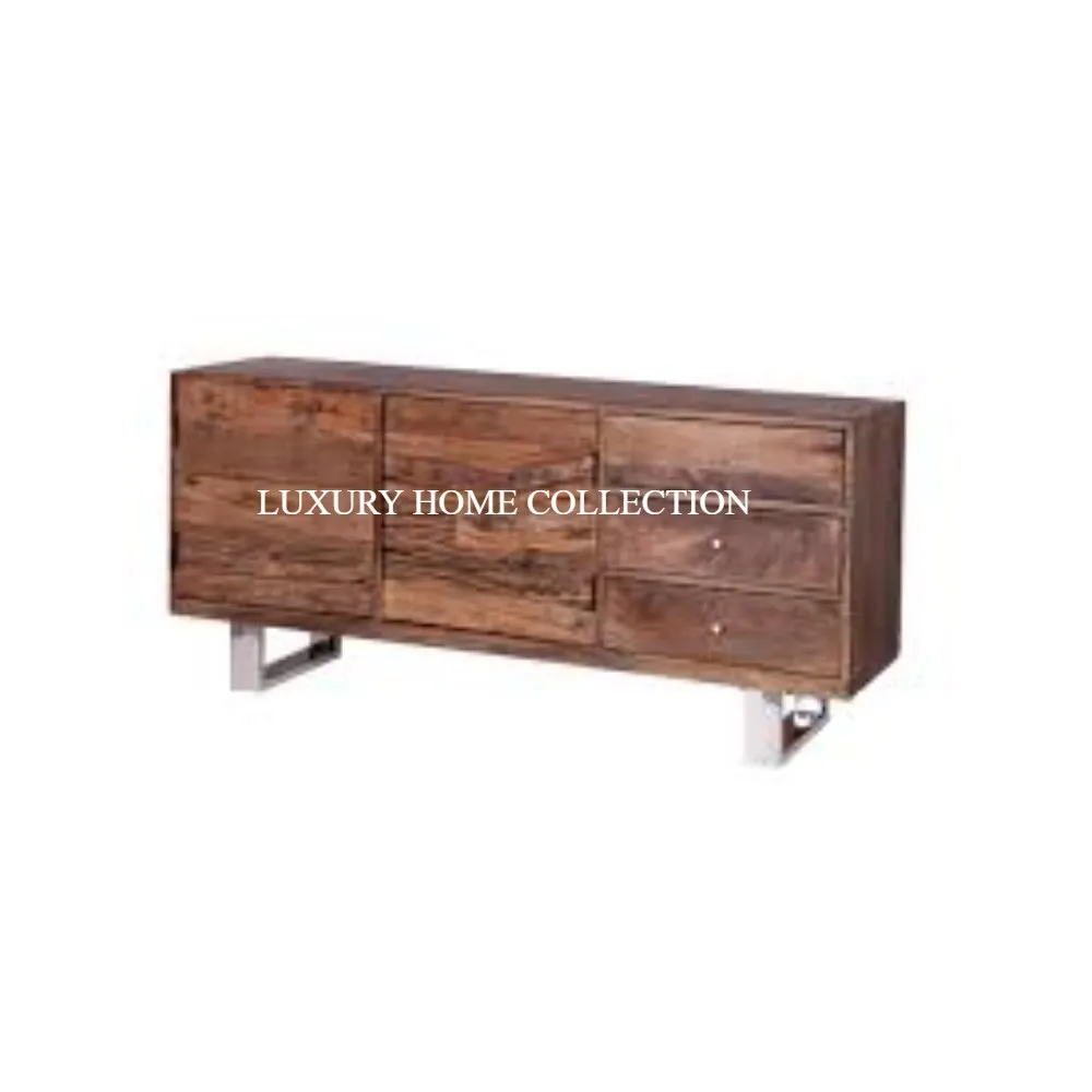 Premium Quality Bamboo Wood Home Decorative Furniture Standard Designing Handmade Teak Wood Living Room Furniture Drawer