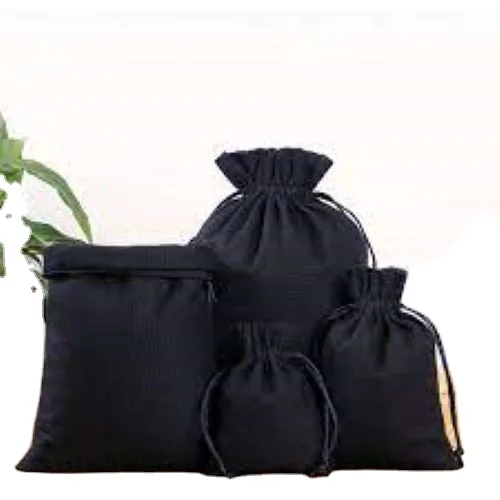 Cotton Strong Rope Handle Bag With Washable High Capacity Canvas Drawstring Package Bag At Recycle Organic Cotton Drawstring Bag