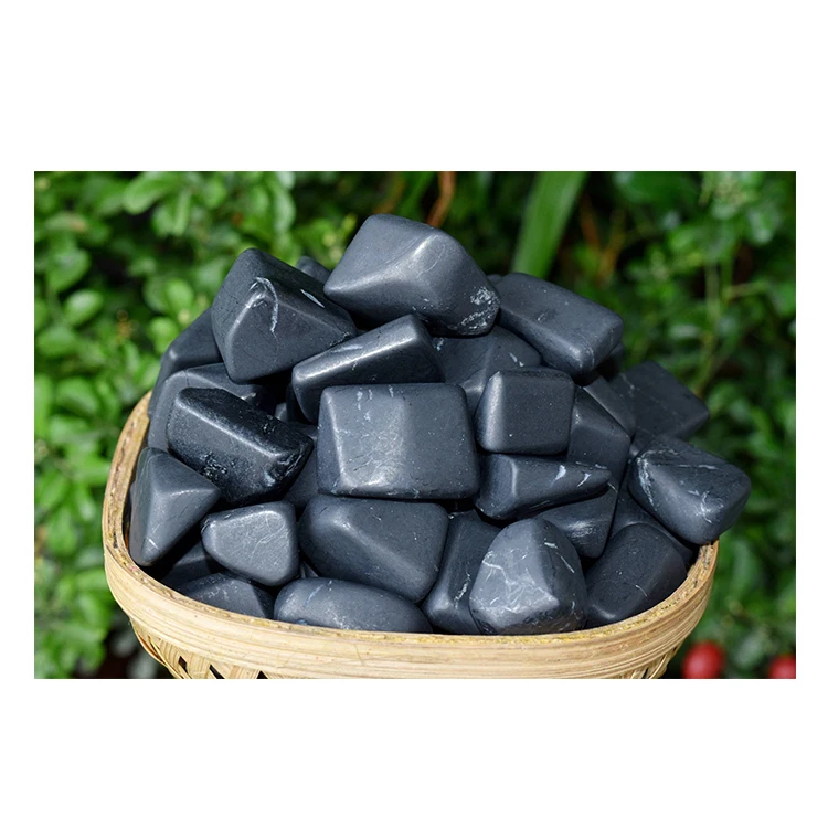 Best Buy Bulk Quantity Supply Shungite Black Tumbled Stones for Fantastic Creating Home Arrangements and Craft Projects