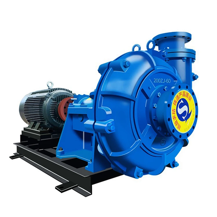 Horizontal Slurry Pump Scrub Resistant Sand Pump Slurry Mud River Bottom Dredging Mud