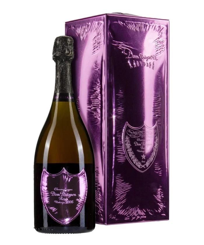 Dom Perignon светящаяся Роза брют винтажное шампанское 2008 Dom Perignon Brut Rose x Lady Gaga шампанское ограниченный выпуск с подарком