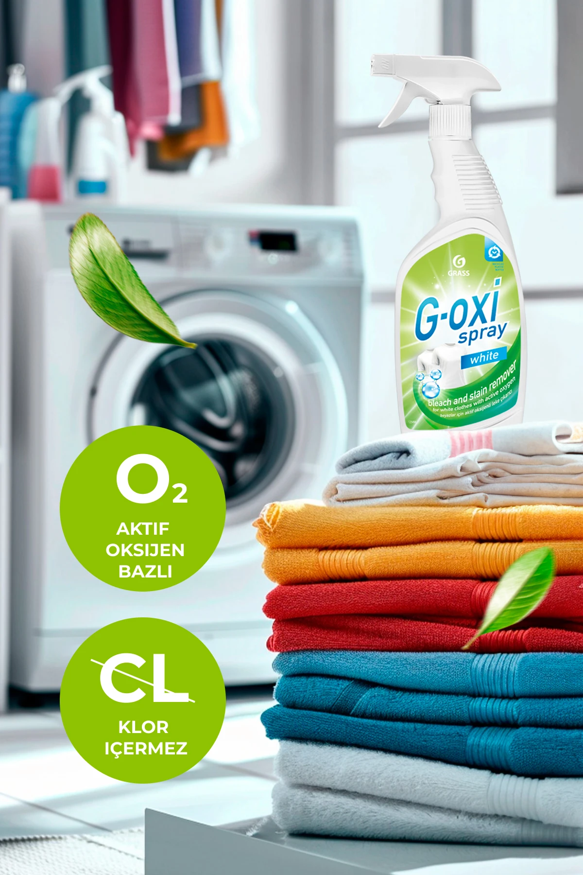 Stain Remover and Bleach for white fabrics G-OXI spray